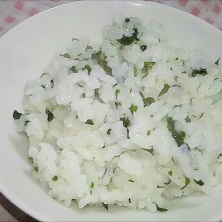 乾燥ワカメ戻さず簡単!ワカメご飯